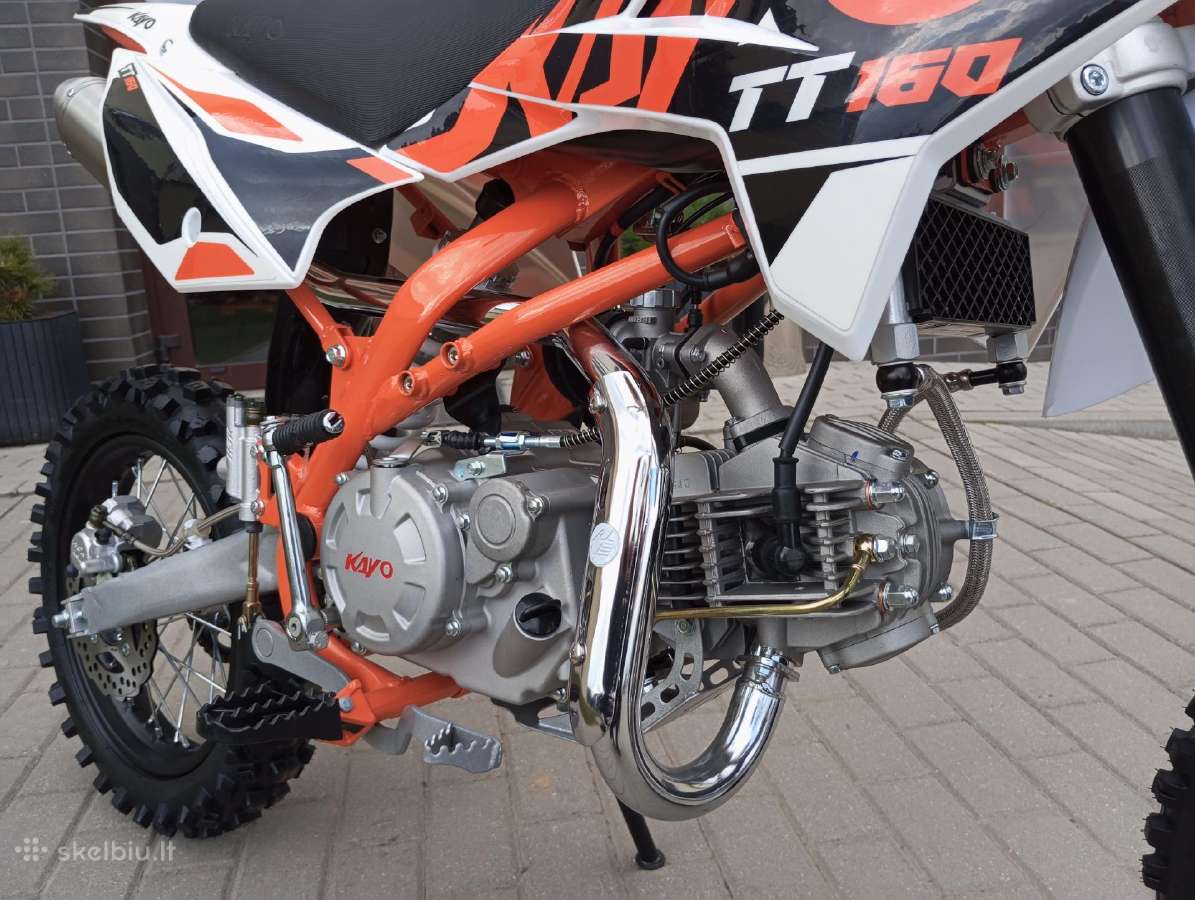 Vaikiškas krosinis motociklas Kayo Tt160 - nuotraukos Nr. 11