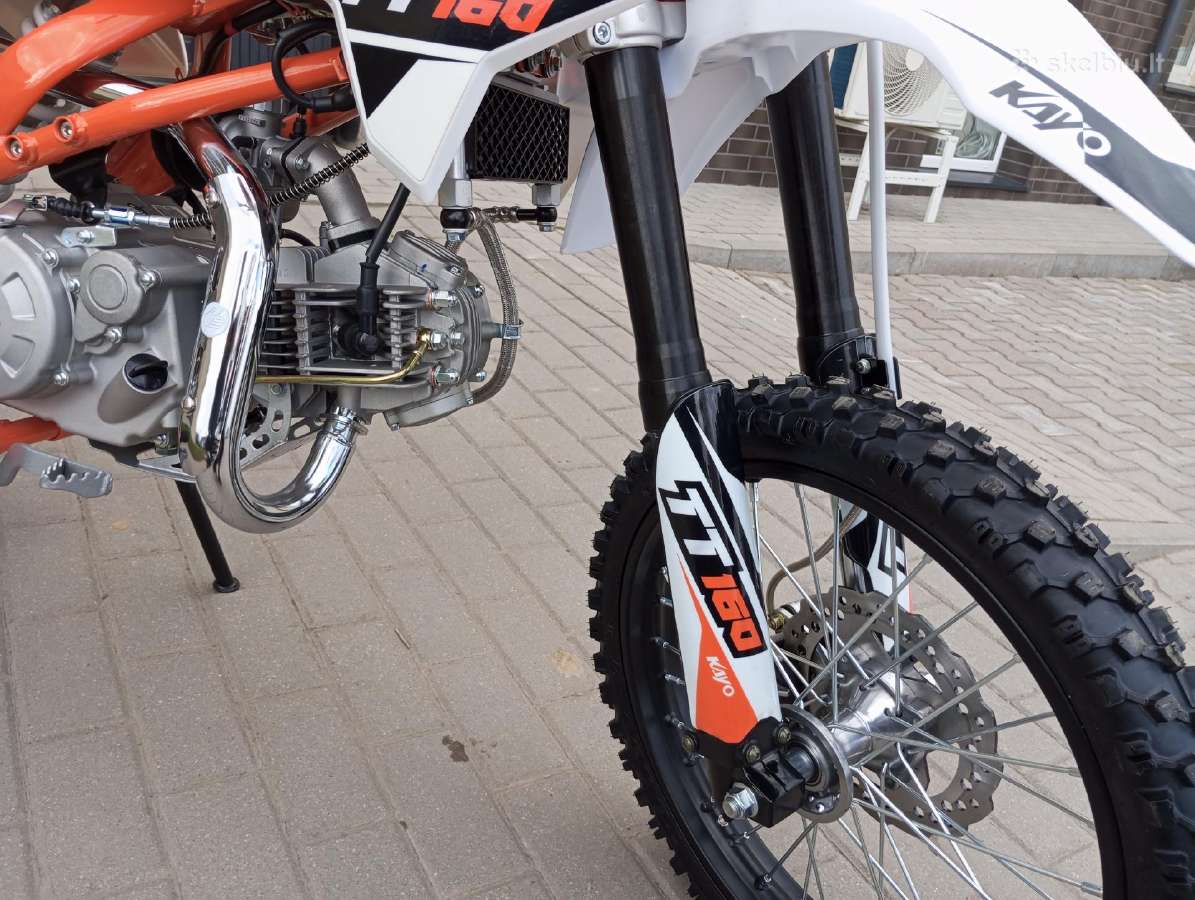 Vaikiškas krosinis motociklas Kayo Tt160 - nuotraukos Nr. 8