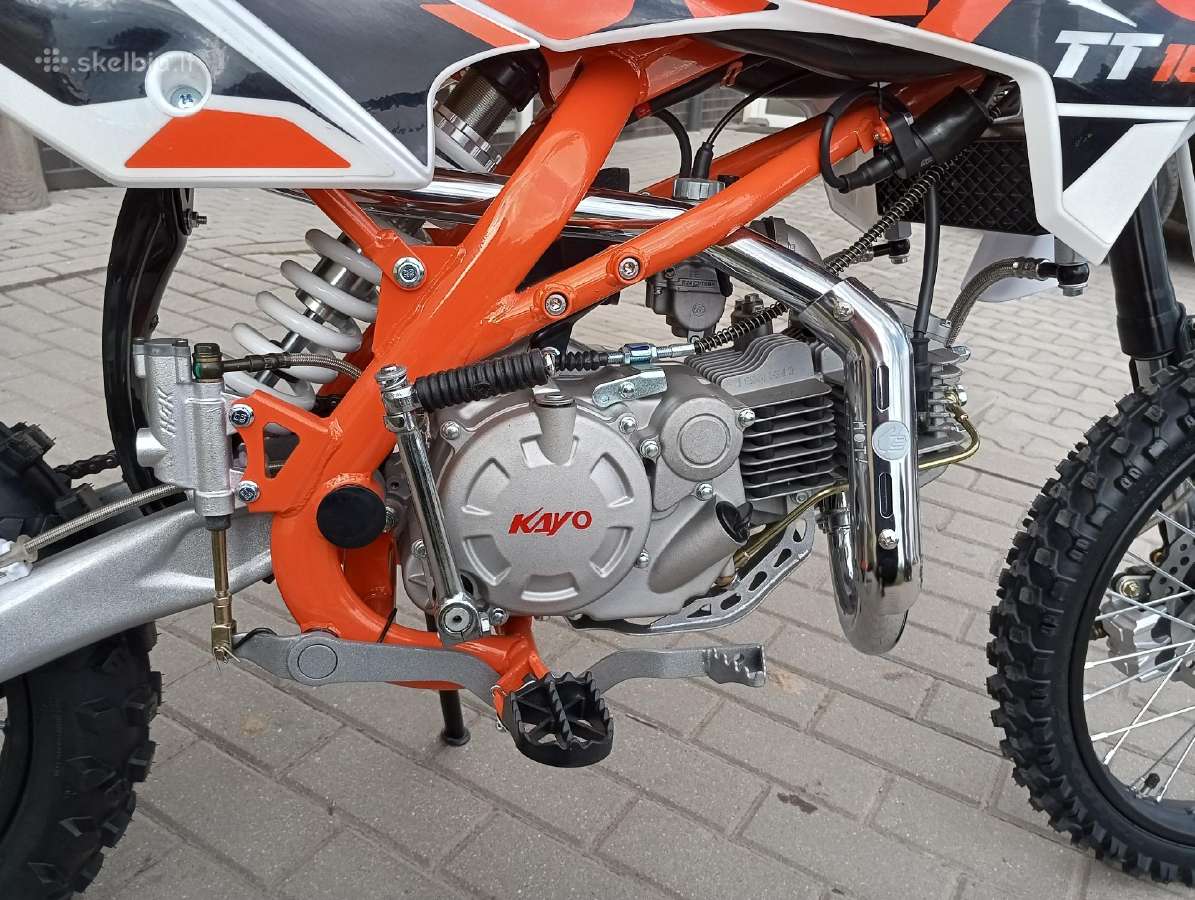 Vaikiškas krosinis motociklas Kayo Tt160 - nuotraukos Nr. 13