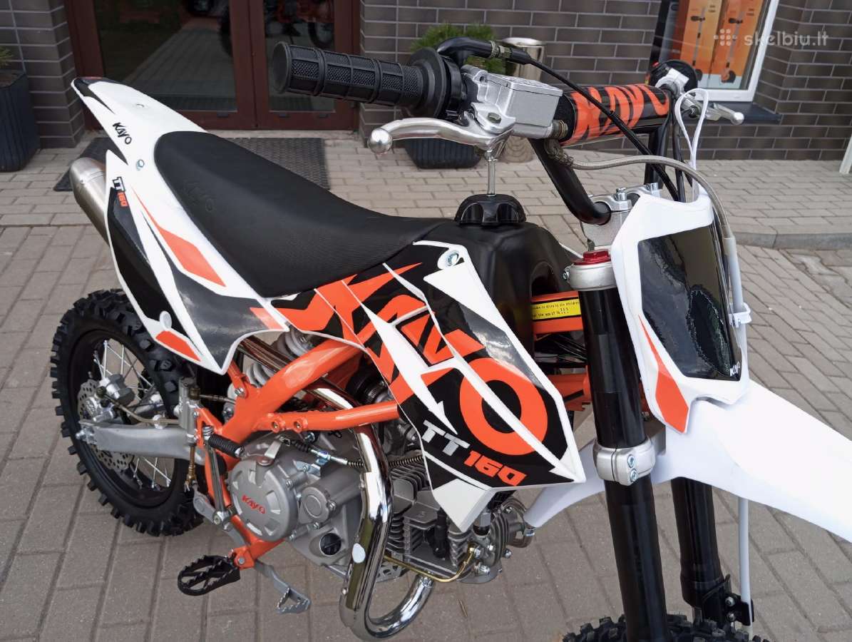 Vaikiškas krosinis motociklas Kayo Tt160 - nuotraukos Nr. 4