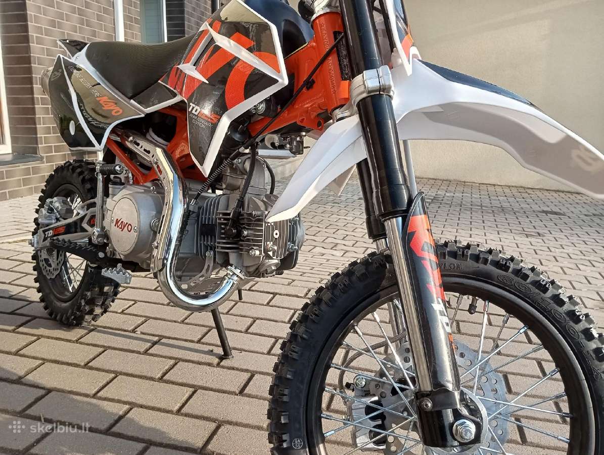 Vaikiškas krosinis motociklas Kayo Td125 - nuotraukos Nr. 7