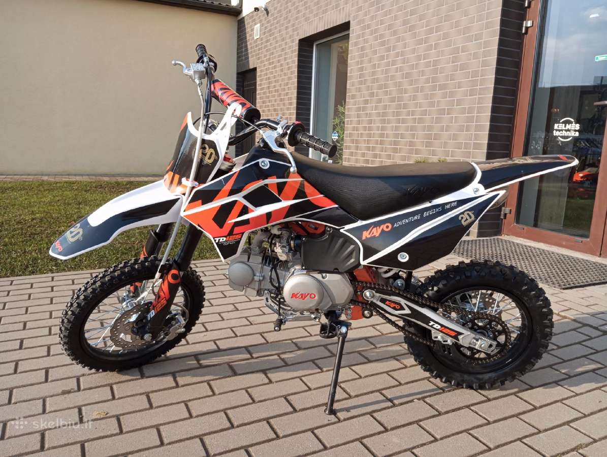 Vaikiškas krosinis motociklas Kayo Td125 - nuotraukos Nr. 2