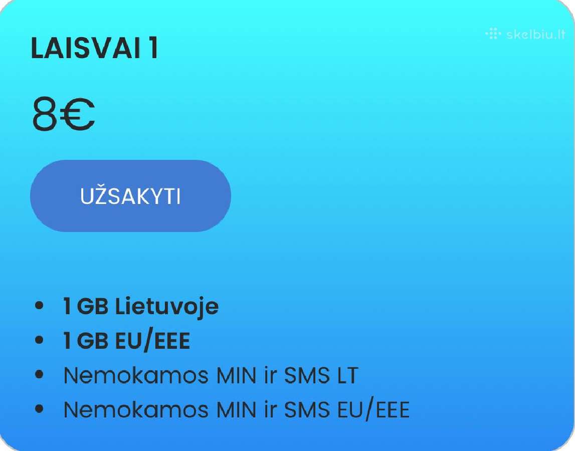 5G pigiausi planai. Bitės planai nuo 8€/mėn - nuotraukos Nr. 4