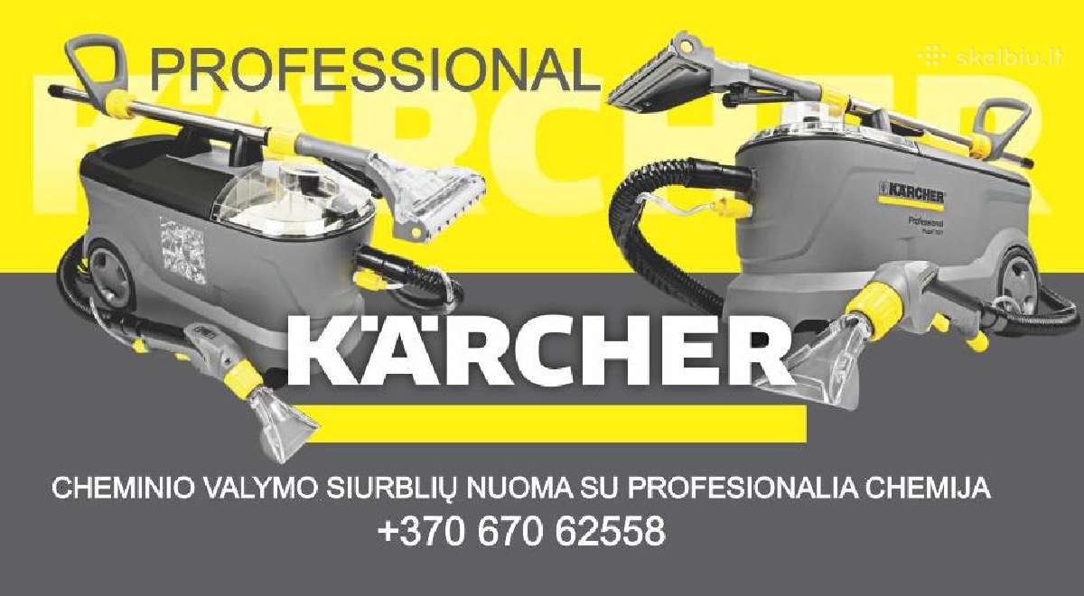 Karcher plaunančio plaunamo siurblio Nuoma - nuotraukos Nr. 10