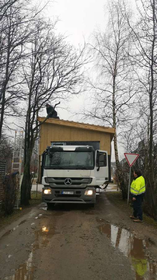 Modulinių namų transportavimas, namų tranaportavim - nuotraukos Nr. 4