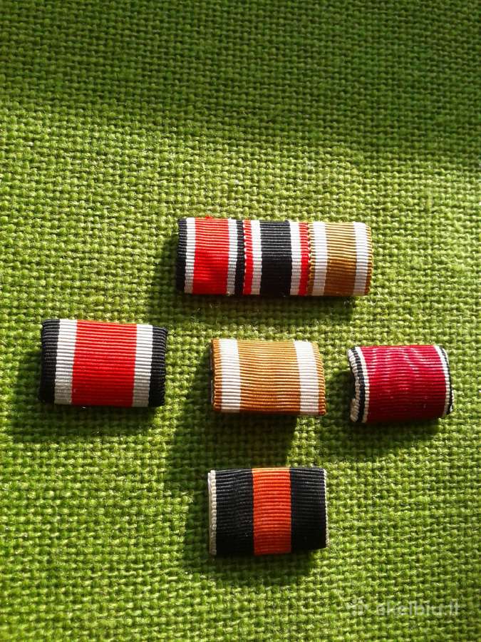 Vokiškų Ww2 apdovanojimų juostelės - nuotraukos Nr. 2