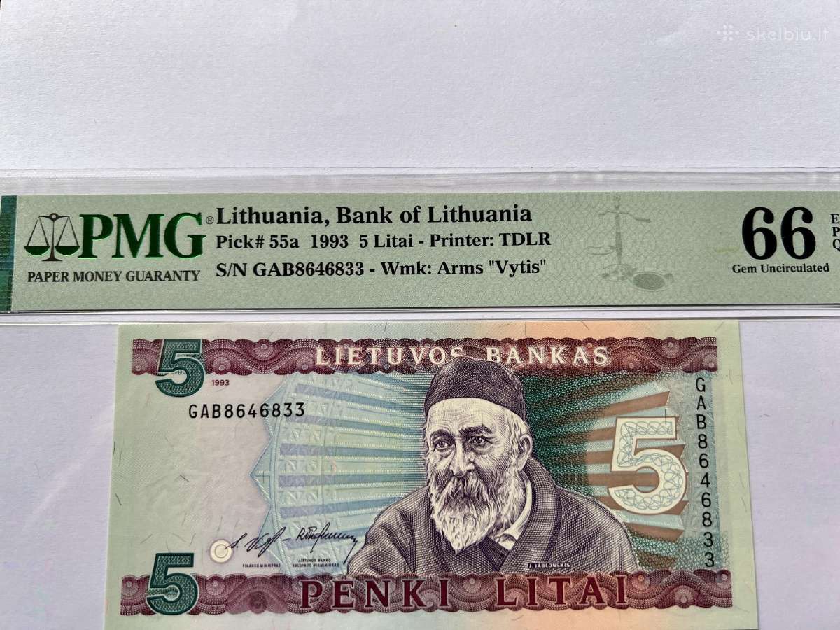 Penki Litai 1993 m.