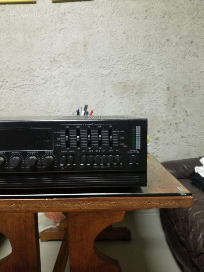 Stprintuvas Inter Mpa-4000 Public Addres Amplifer - nuotraukos Nr. 2