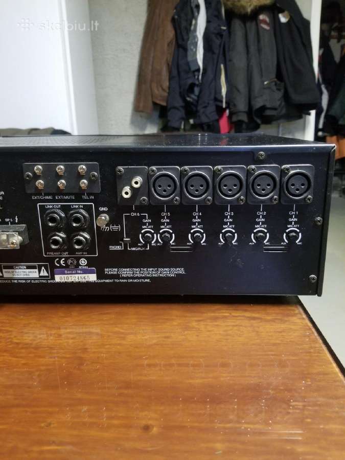 Stprintuvas Inter Mpa-4000 Public Addres Amplifer - nuotraukos Nr. 4