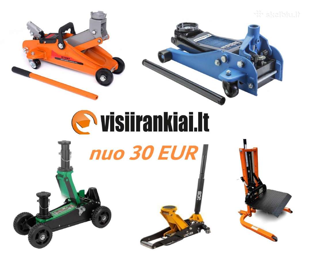 Hidrauliniai domkratai nuo 30eur, daug variantų