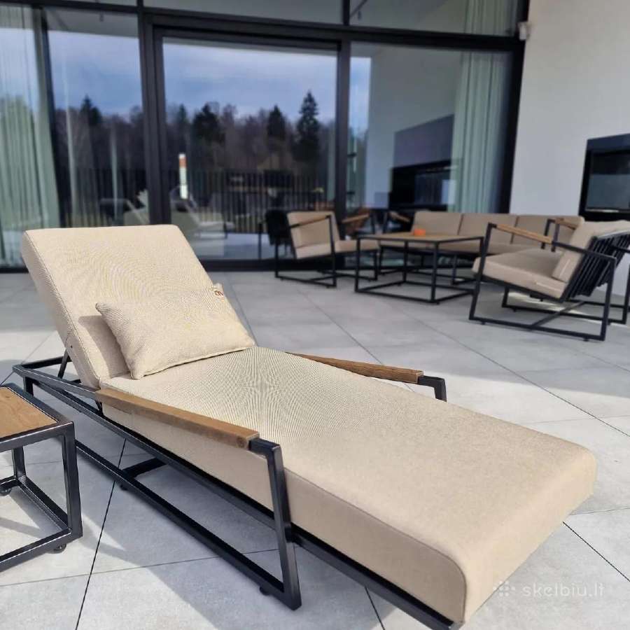 Saulės gultas Modern, Dark'style wood - nuotraukos Nr. 7