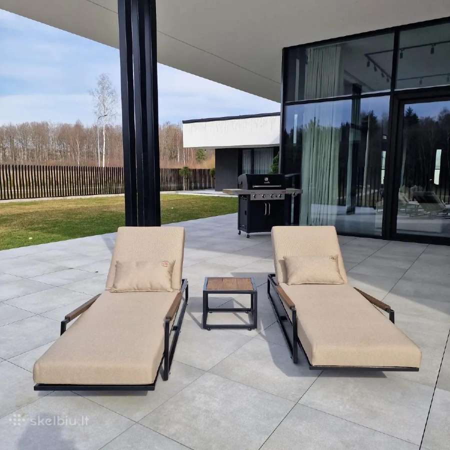 Saulės gultas Modern, Dark'style wood - nuotraukos Nr. 9