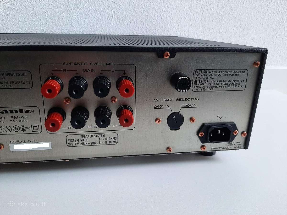 Marantz Pm-45 stiprintuvas - nuotraukos Nr. 13