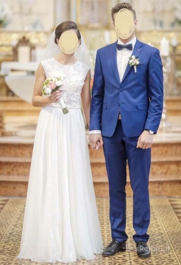 Elegantiška vestuvinė suknelė