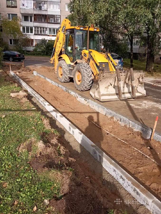 Ieškomas ekskavatorinio krautuvo operatorius