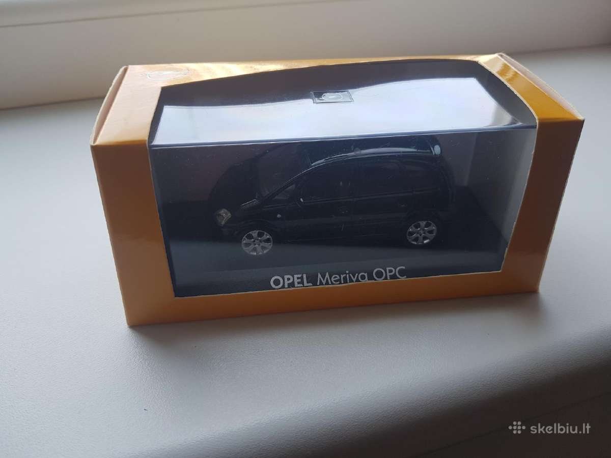 1:43 Minichamps Opel Meriva Opc black - nuotraukos Nr. 7