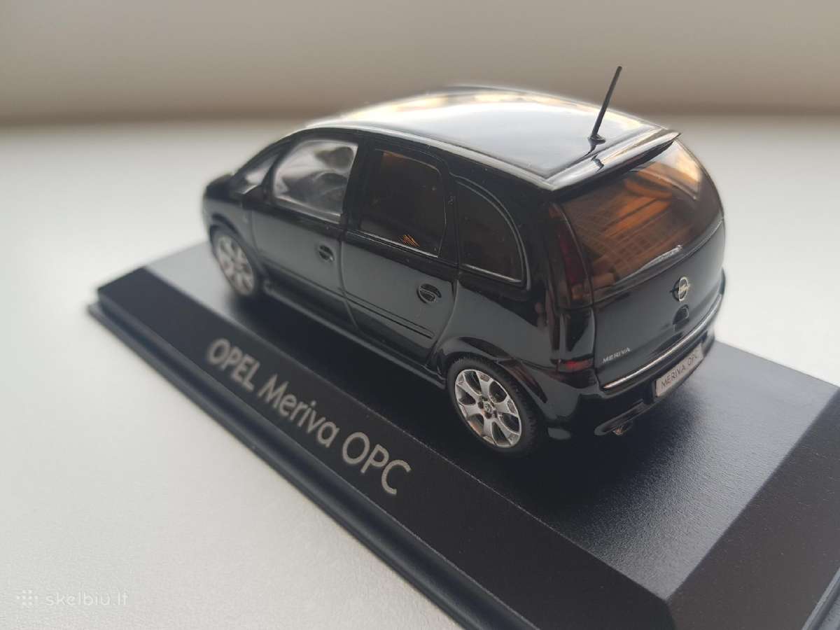 1:43 Minichamps Opel Meriva Opc black - nuotraukos Nr. 3