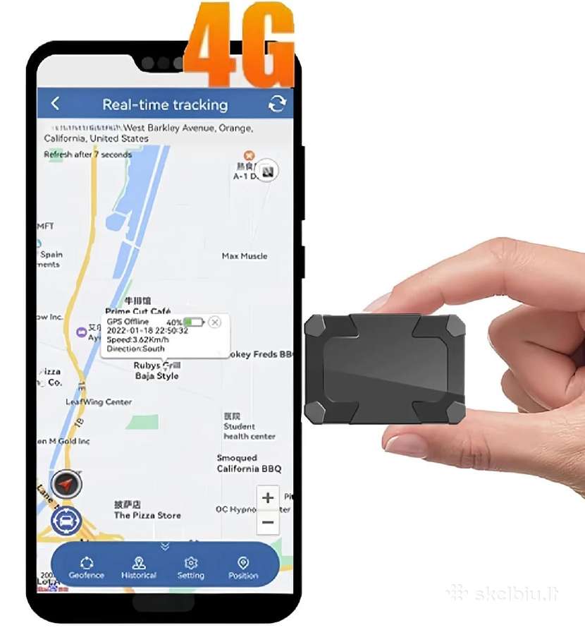GPS sekimo irenginys