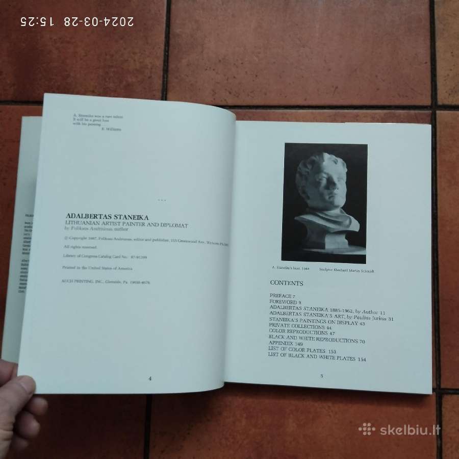 A. Staneikos meno albumas. JAV, Philadelphia 1987m - nuotraukos Nr. 6