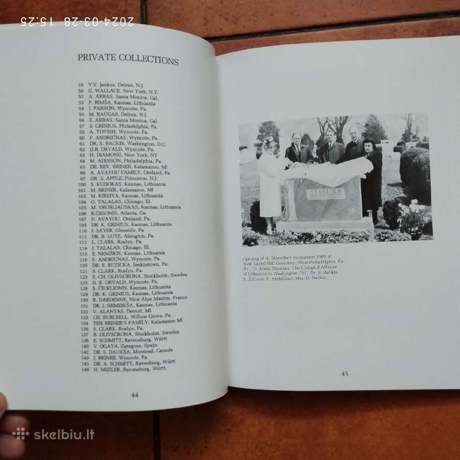 A. Staneikos meno albumas. JAV, Philadelphia 1987m - nuotraukos Nr. 7