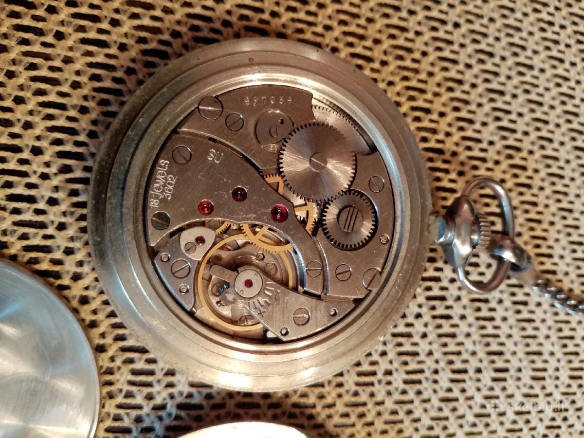 CcCCCP Laikrodis Kišeninis Mechaninis Molnija . Na - nuotraukos Nr. 11