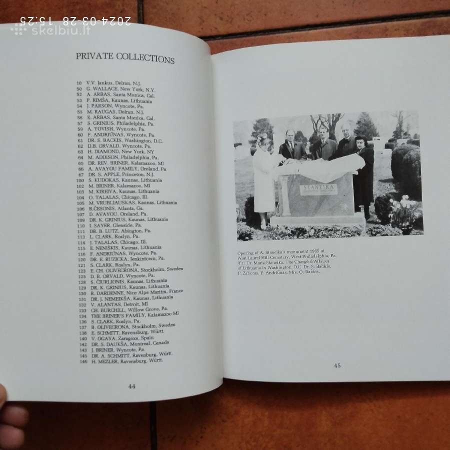 A. Staneikos meno albumas. JAV, Philadelphia 1987m - nuotraukos Nr. 7