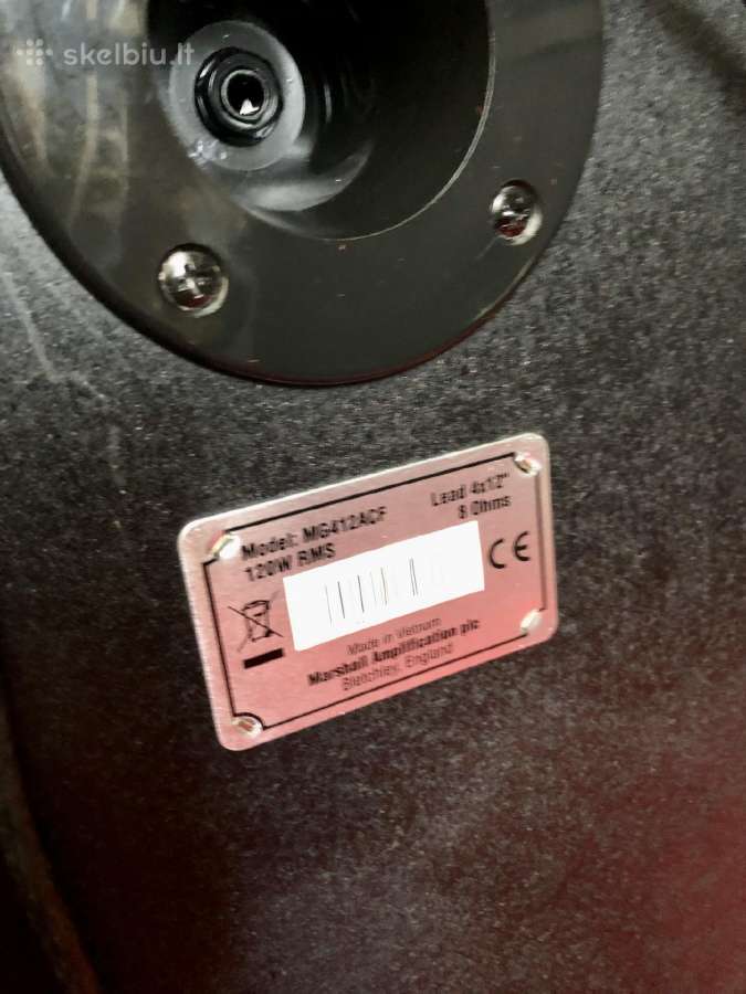 Parduodu komplektą gitarai Marshall. - nuotraukos Nr. 5