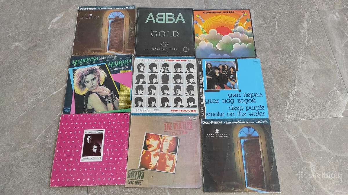 Vinilinės plokštelės - nuotraukos Nr. 2