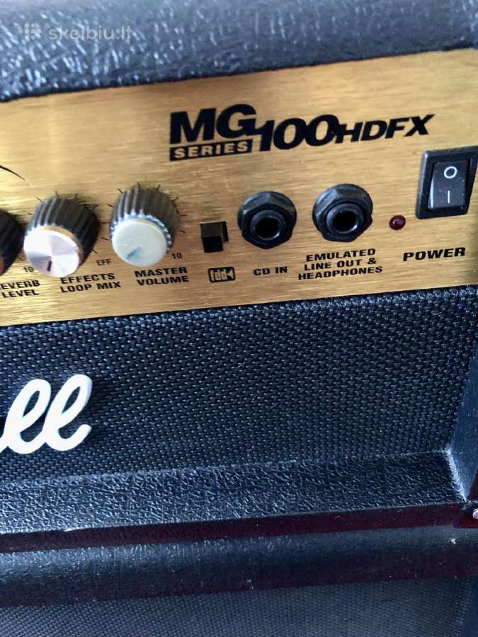 Parduodu komplektą gitarai Marshall. - nuotraukos Nr. 7