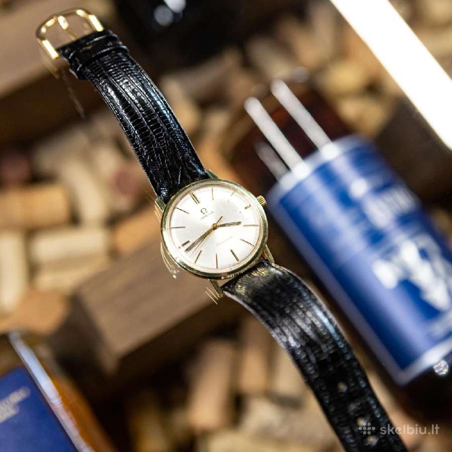 Omega Geneve vyriškas, auksu dengtas laikrodis - nuotraukos Nr. 2
