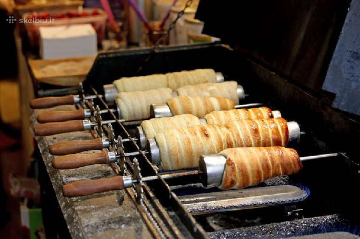 Kaminėlių kepimo aparatas Trdelnik Chimney Cake - nuotraukos Nr. 2