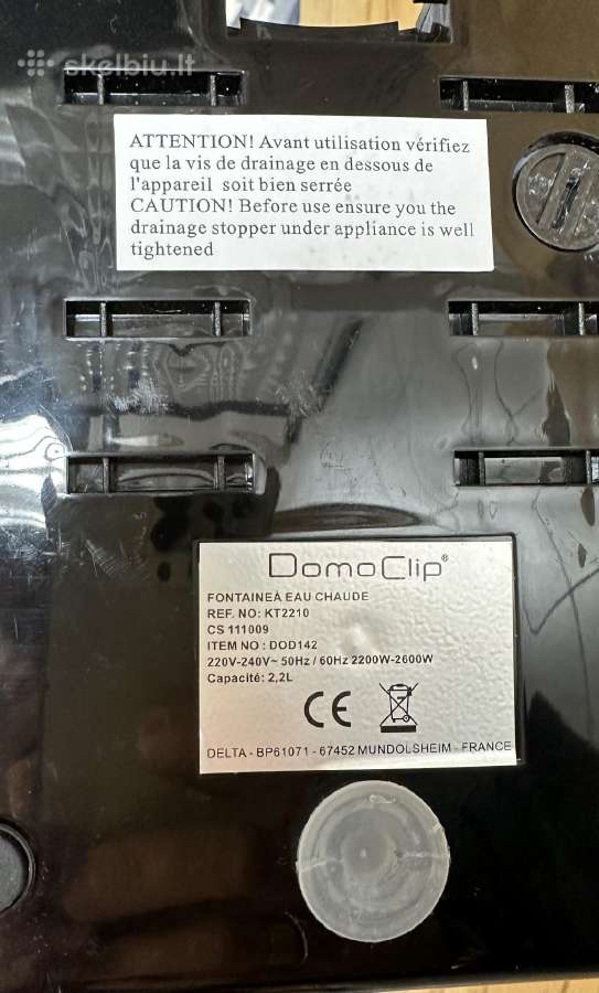 Virdulys Domo Clip Dod142 - nuotraukos Nr. 11