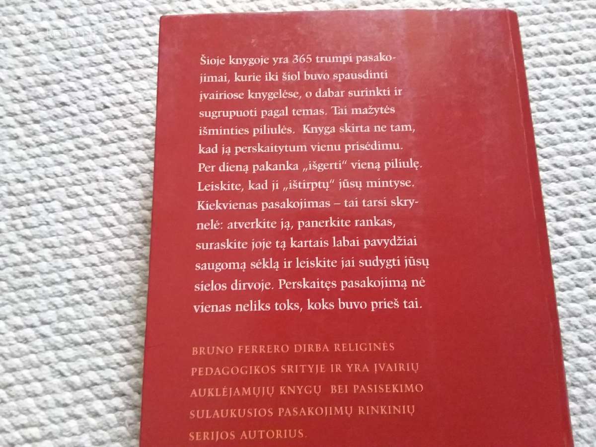 365 trumpi pasakojimai sielai Bruno Ferrero - nuotraukos Nr. 3