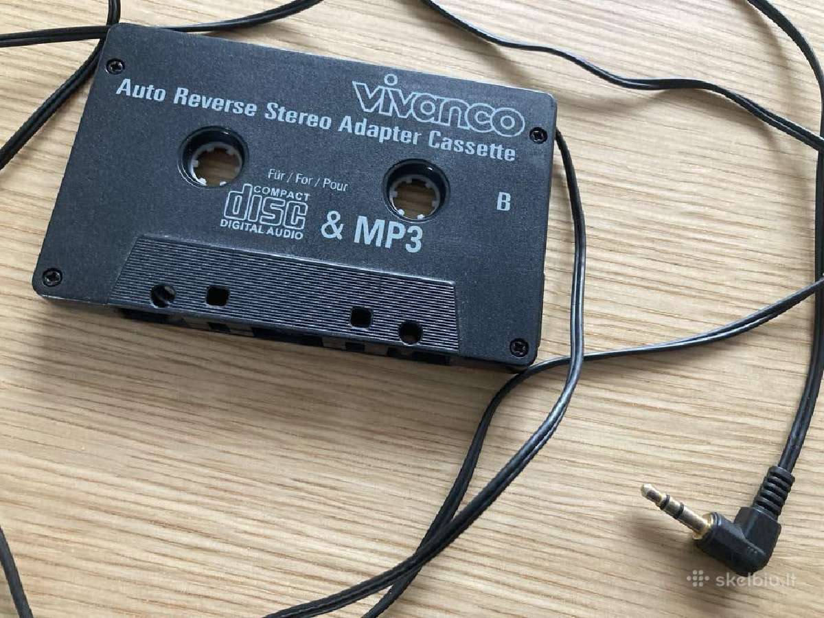 Kasetė - 3,5 mm įėjimo adapteris