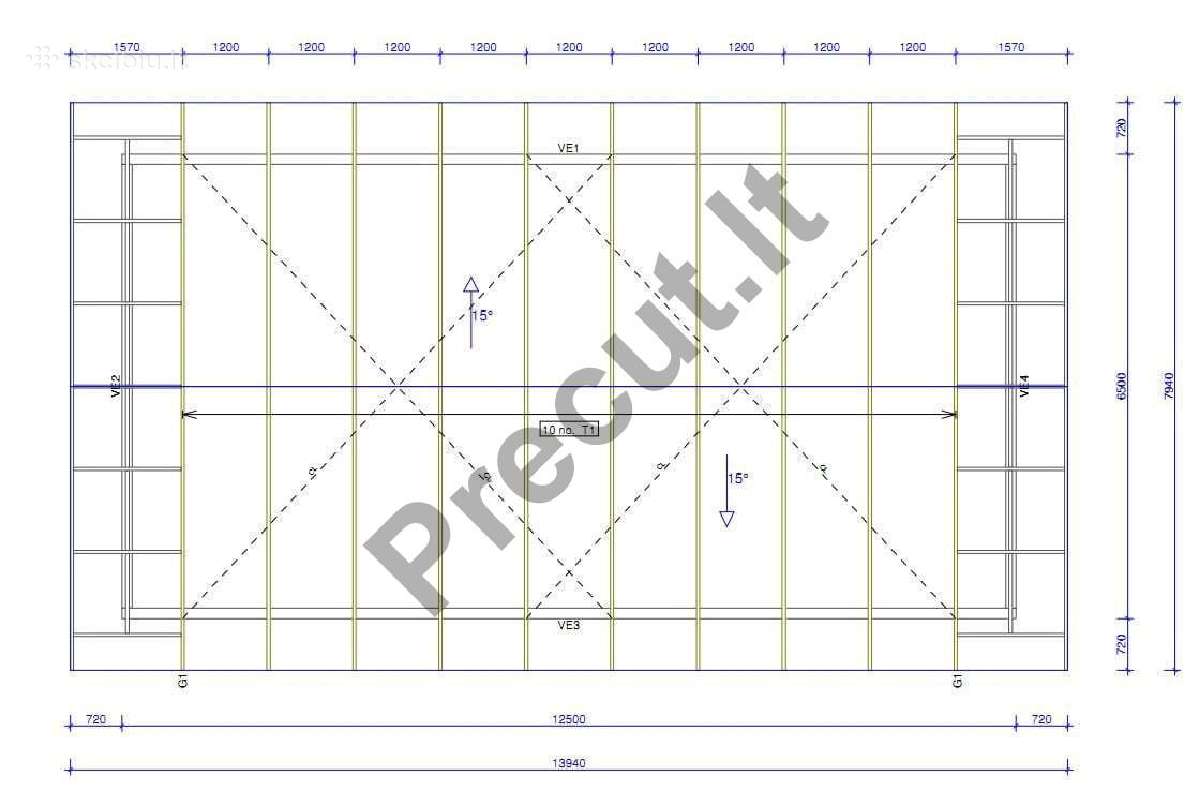 80m2 Garažas 2850 Eur + PVM. Supjautas Karkasas - nuotraukos Nr. 4