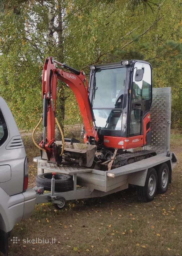 Mini ekskavatoriaus ir Bobcat darbai - nuotraukos Nr. 12
