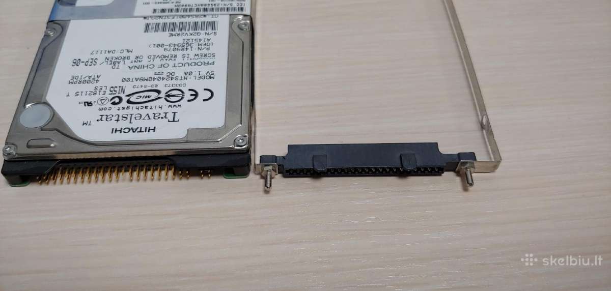 Antikvaras 40gb HDD 2.5" Pata - nuotraukos Nr. 3