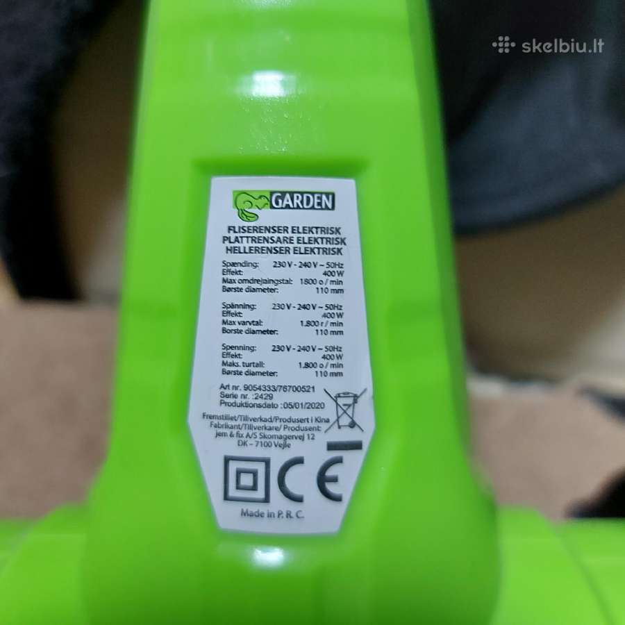 Įvairūs lauko trinkelių/medinių terasų šveitikliai - nuotraukos Nr. 17