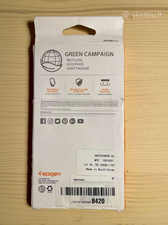 Spigen Tough Armor iPhone Xr Case Juodas - nuotraukos Nr. 5