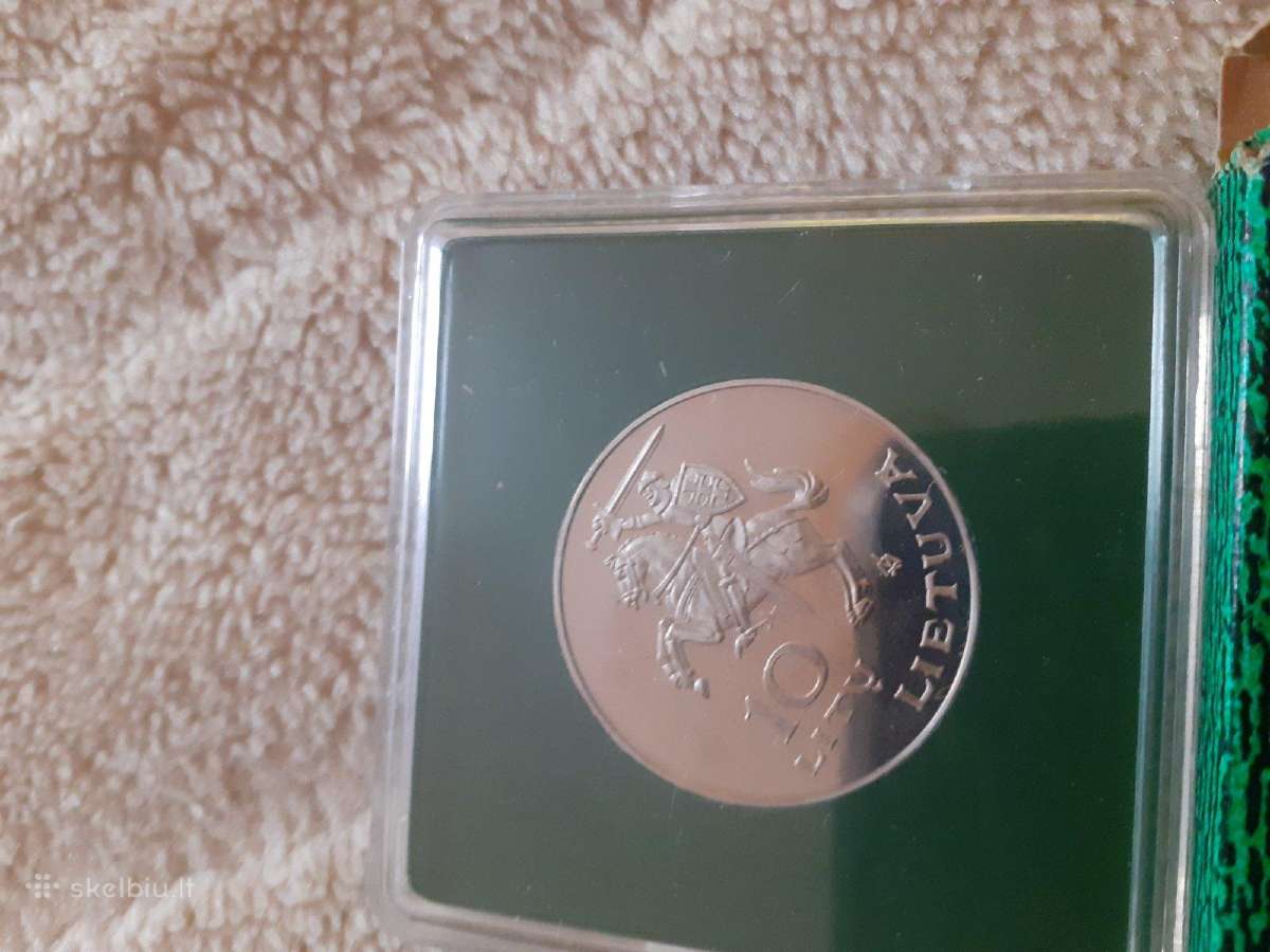 1994 m.dainu sventei 10 lt moneta - nuotraukos Nr. 2
