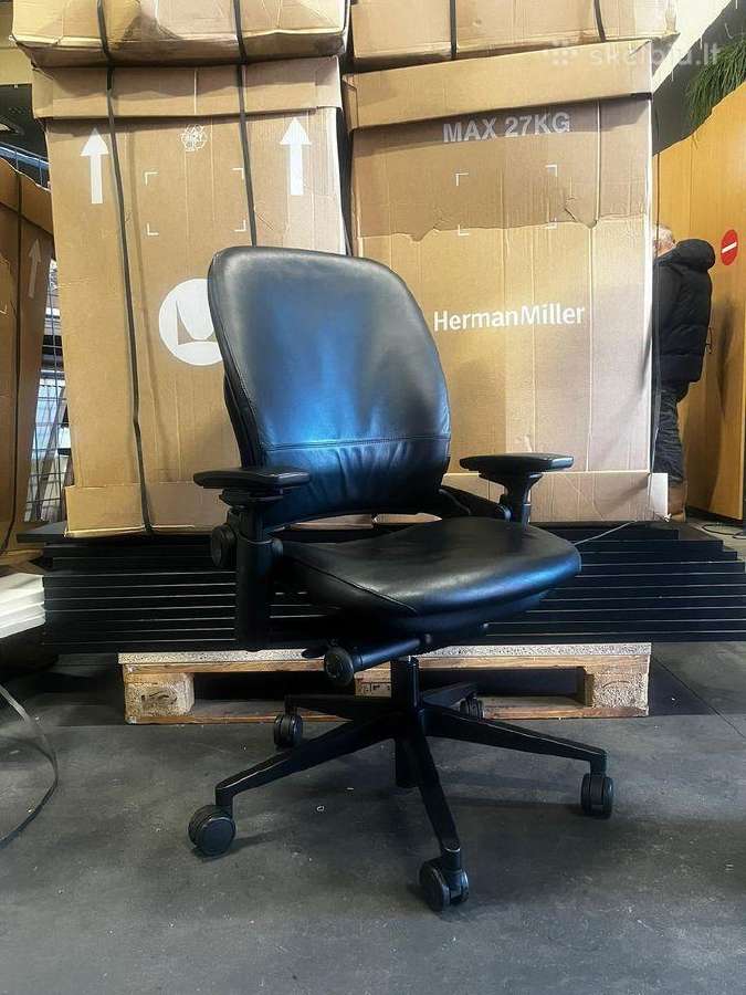 Steelcase Leap V2 biuro kėdė Oda - nuotraukos Nr. 2