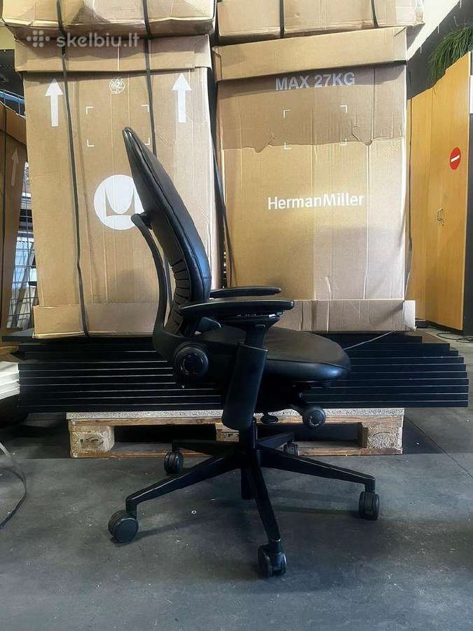 Steelcase Leap V2 biuro kėdė Oda - nuotraukos Nr. 3