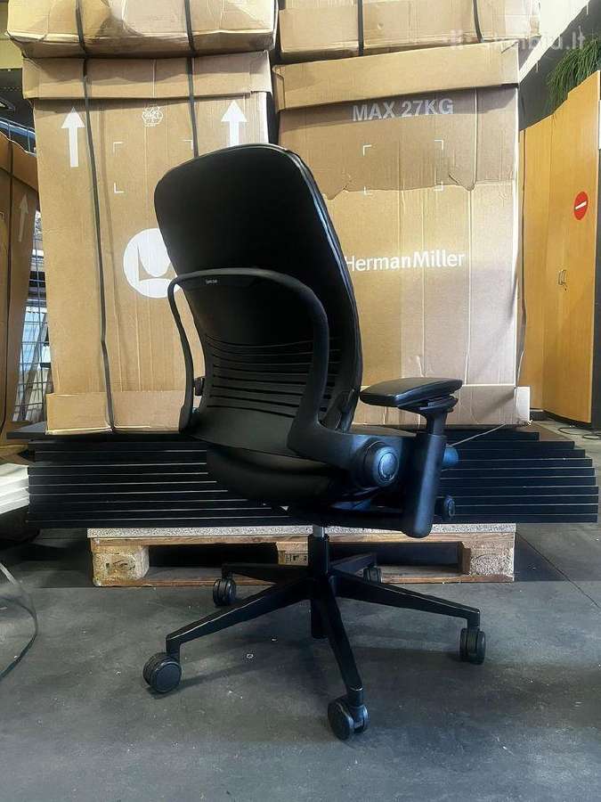 Steelcase Leap V2 biuro kėdė Oda - nuotraukos Nr. 4
