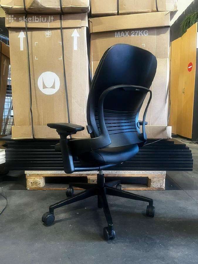 Steelcase Leap V2 biuro kėdė Oda - nuotraukos Nr. 5