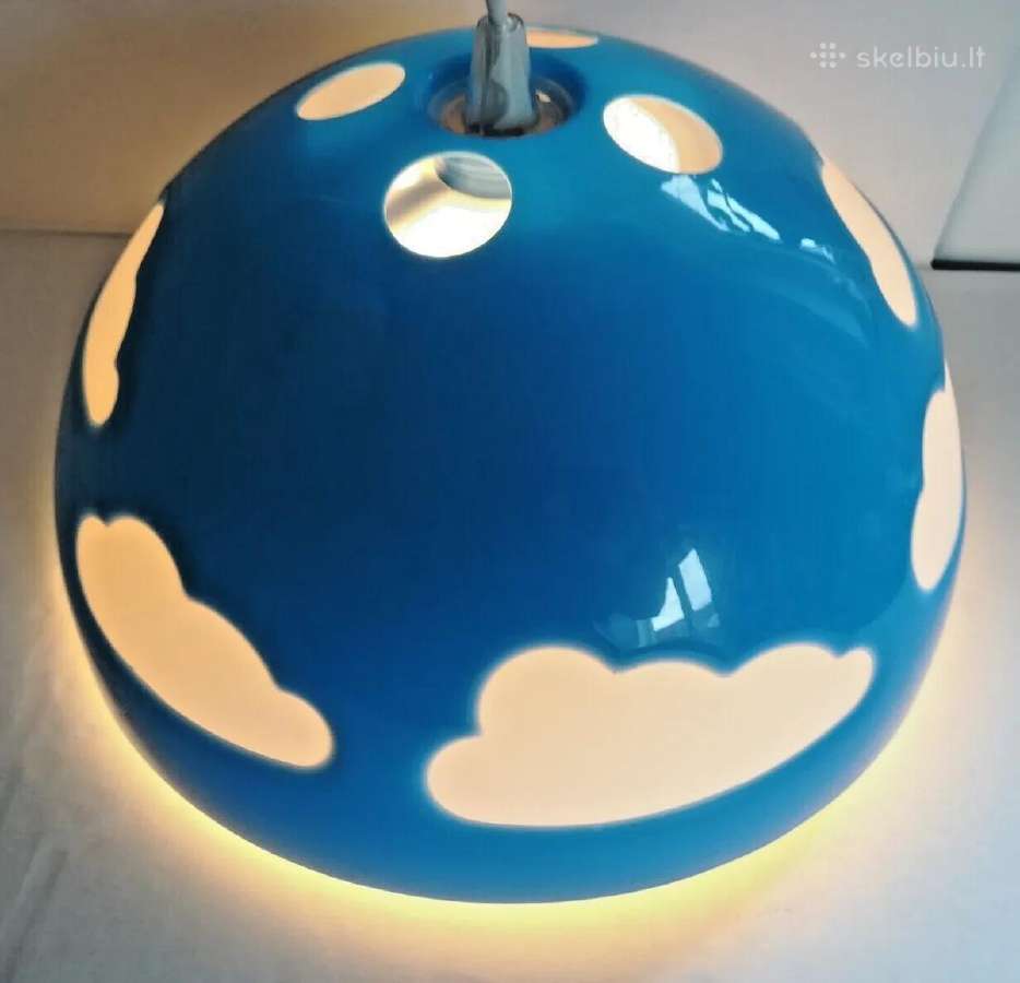 Ikea mėlynas šviestuvas - nuotraukos Nr. 2