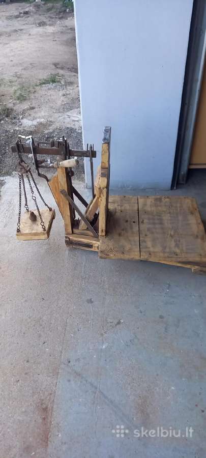 Senovinės svarstyklės veikiančios. - nuotraukos Nr. 4
