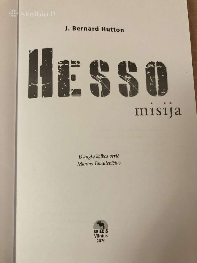 Knyga hesso misija - nuotraukos Nr. 2