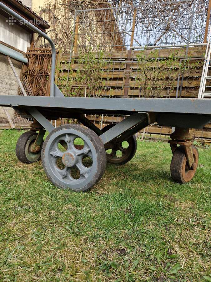 Platforminis transportavimo vežimėlis - nuotraukos Nr. 4