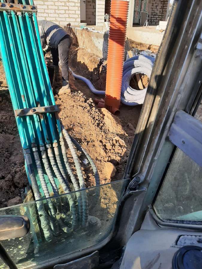 Griovimas su technika,pamatų šiltinim.,drenažas - nuotraukos Nr. 38