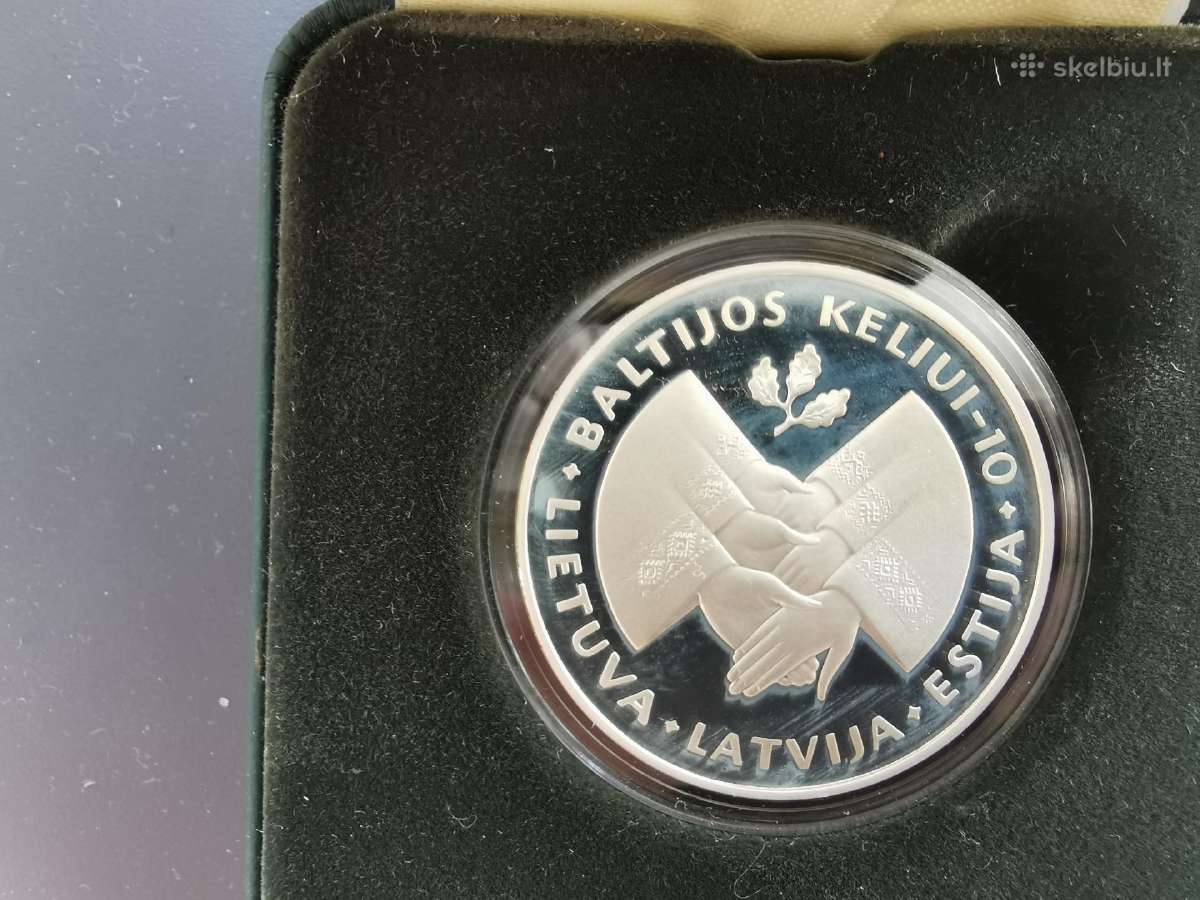 Lietuva 50lt 1999m Baltijos keliui 10m